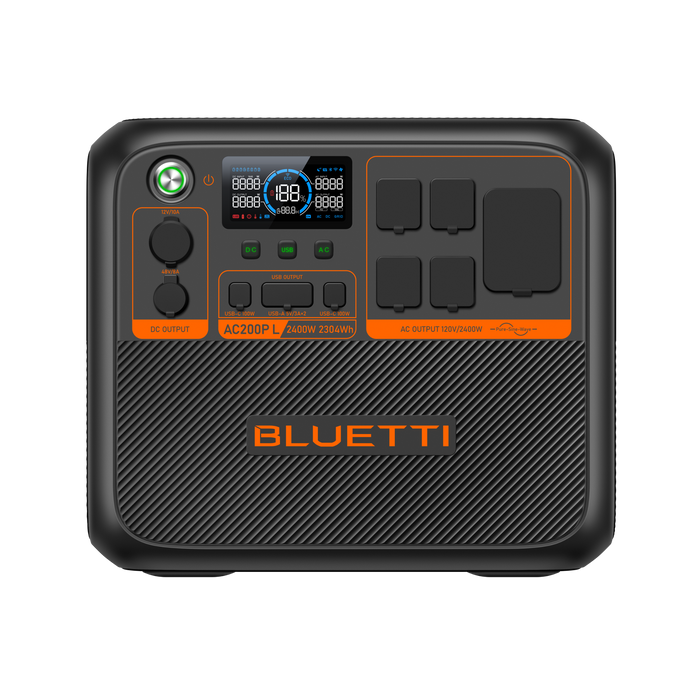 BLUETTI AC200P L Portable Power Station | 2,400W 2,304Wh - AC200P L | 2400W 2304Wh Power Station