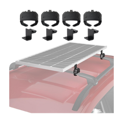 BougeRV Solar Panel Crab Mounting Kit for Cars with Cross Bars