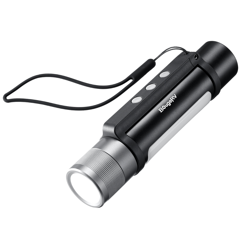 BougeRV FL01 Zoomable Camping Flashlight Outdoor Emergency Light