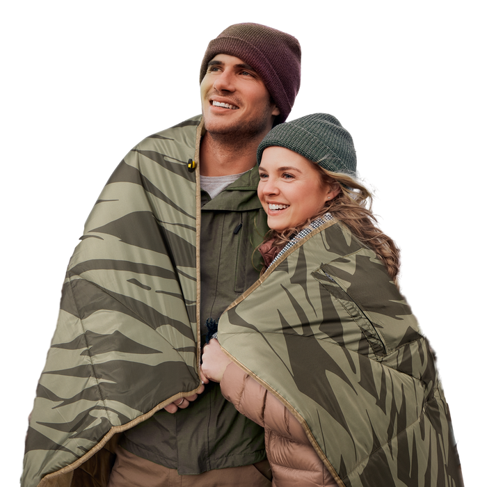 BougeRV 12V Portable Heated Blanket (Green)