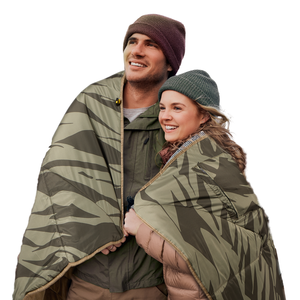 BougeRV 12V Portable Heated Blanket (Green)