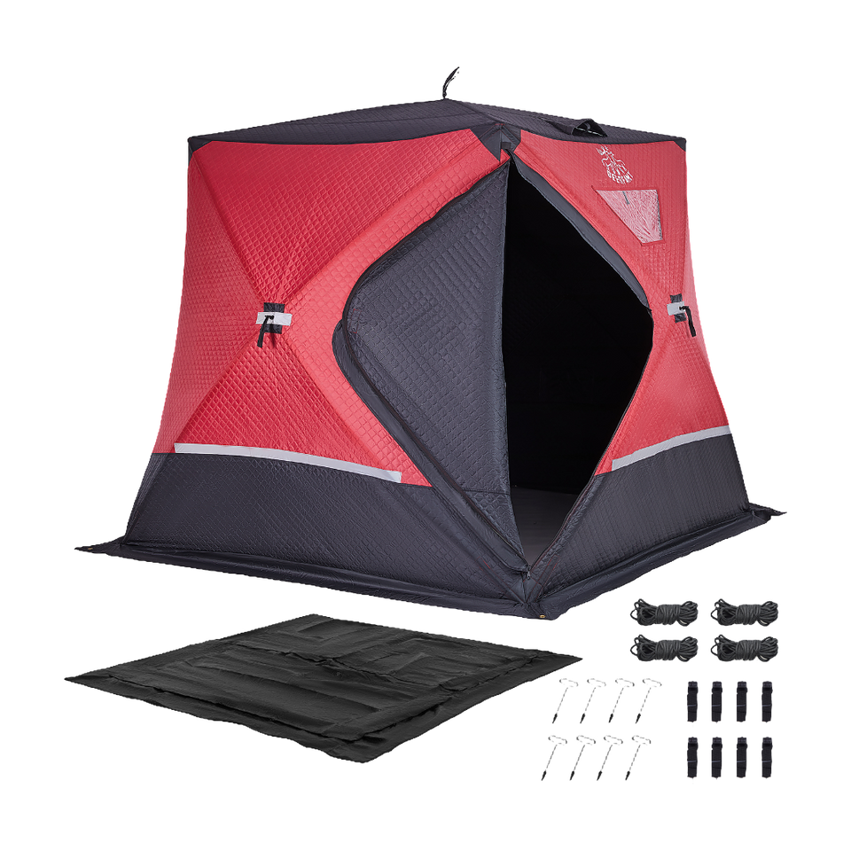 DEERFAMY IceExplorer Pro Double-Layer Ice Fishing Tent(5-6 People)