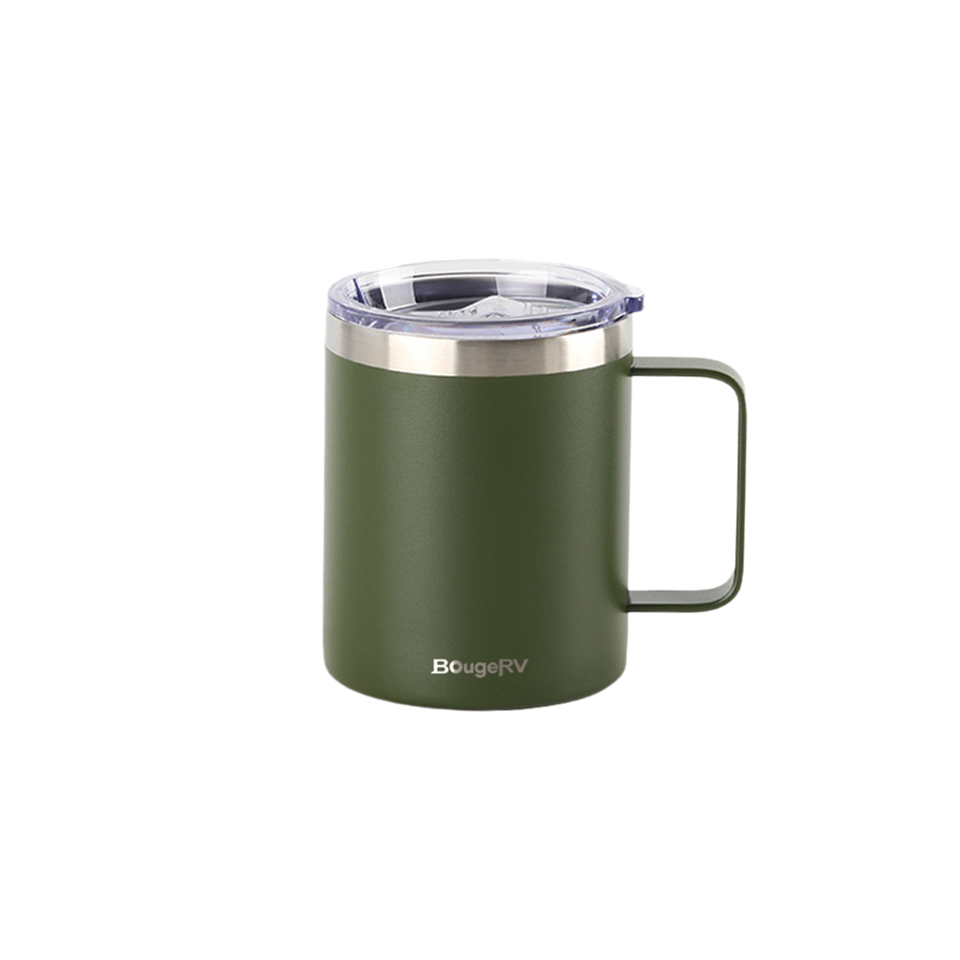 12oz Stainless Steel Insulated Coffee Mug with Handle