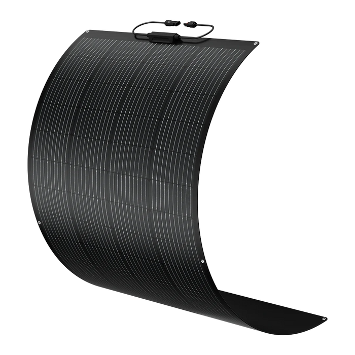 BougeRV Arch 200 Watt Fiberglass Flexible Curved Solar Panel - 1PC