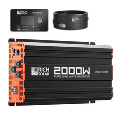 NOVA PURE 2K | 2000 Watt (2kW) 12 Volt Industrial Pure Sine Wave Inverter | Powerful 2000W 12V Off-Grid Inverter for RVs, Trailers, Campers, Vans, Trucks, Overlanders, Boats | Top Rated