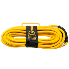 25ft Heavy Duty 5-15P to 5-15R Generator Utility Power Cord With Storage Strap - image 4
