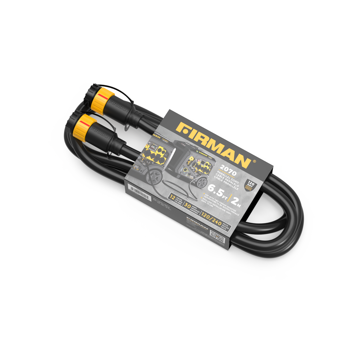 6.5FT Parallel Cord for over 5000W FIRMAN Portable Inverter Generator 120/240V 7200W - image 1