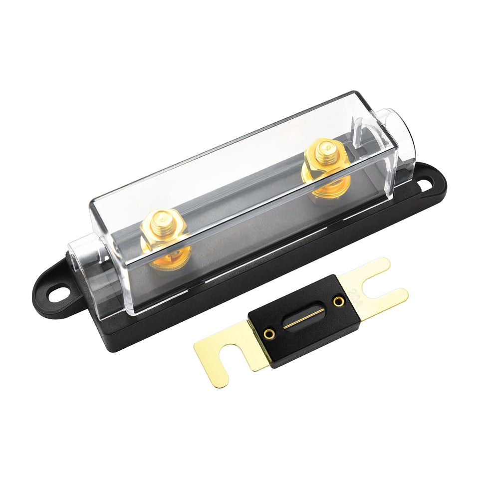 Rich Solar ANL Fuse Holder with Fuse | Choose Amp: 20A, 30, 40A, 60A, 80A, 100A, 150A, 300A