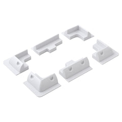 Corner Bracket Mounts | Set of 6 Brackets for Solar Panel Mounting | Designed for RICH SOLAR MEGA Series Solar Panels | Easy to Install