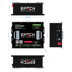 48V 65Ah - LiMax Series - Lithium (LiFePO4) Golf Cart Battery - Complete Kit