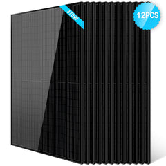 370W Mono Black Solar Panel