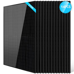 370W Mono Black Solar Panel