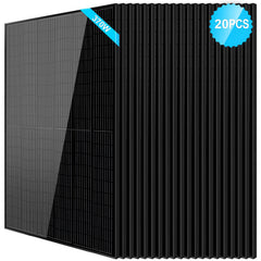 370W Mono Black Solar Panel