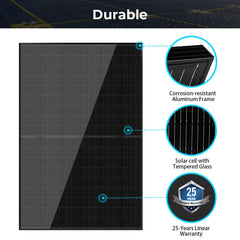 440W Mono Black N-Type Solar Panel