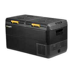 BougeRV New CRS 79 Quart 12V Dual Zone Car Fridge Freezer