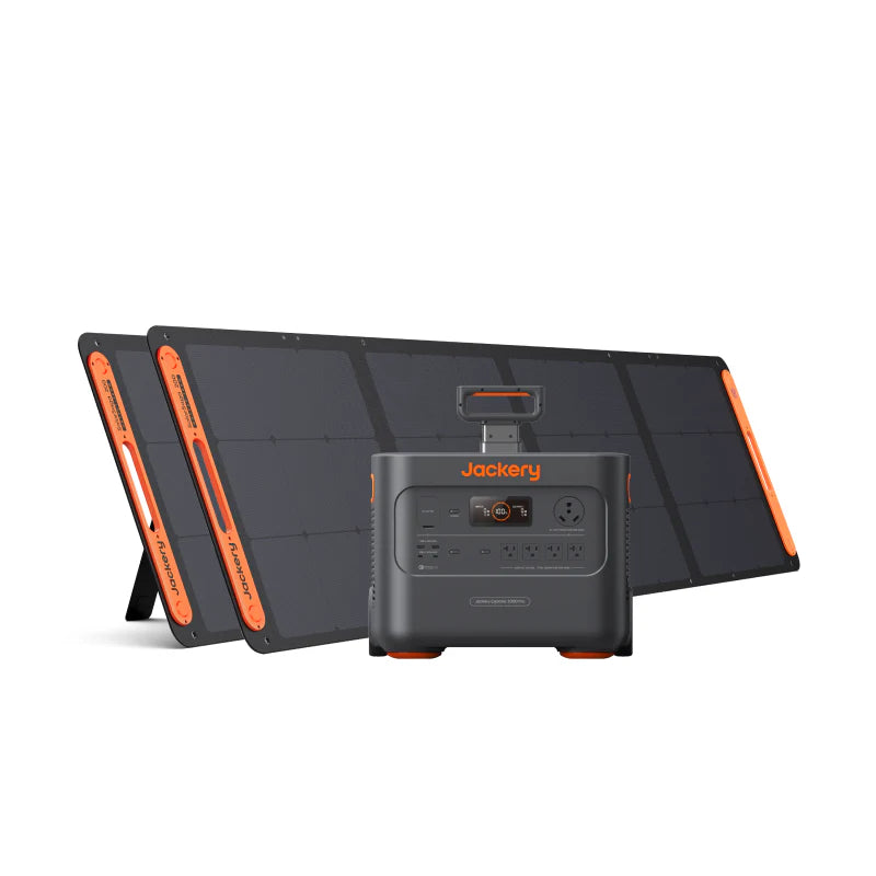 Jackery Solar Generator 3000 Pro + 1*E3000 Pro + 2*200W Solar Panel