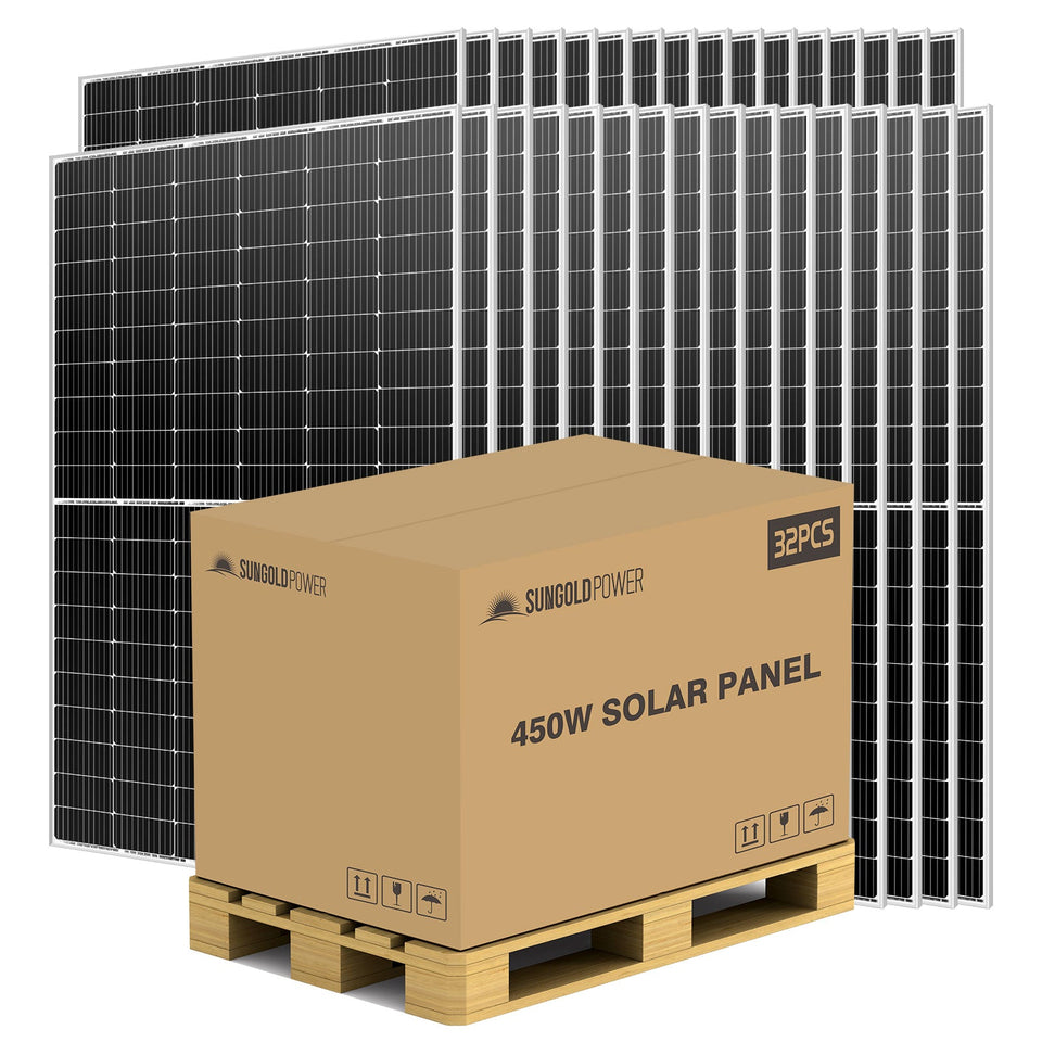 450W MONO PERC SOLAR PANEL FULL PALLET (32 PANELS)