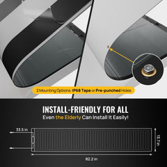 BougeRV Yuma 100W CIGS Thin-film Flexible Solar Panel with Tape (Long Version)