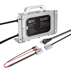 48V (57.6V) Waterproof LiFePO4 Charger | 20A - 25A,  100-240V AC, 8-in-1 Protection, Fan-Cooled