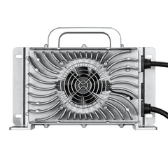 48V (57.6V) Waterproof LiFePO4 Charger | 20A - 25A,  100-240V AC, 8-in-1 Protection, Fan-Cooled