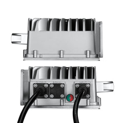 48V (57.6V) Waterproof LiFePO4 Charger | 20A - 25A,  100-240V AC, 8-in-1 Protection, Fan-Cooled