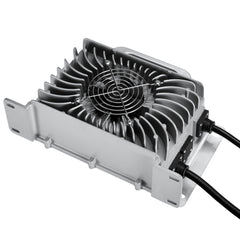 48V (57.6V) Waterproof LiFePO4 Charger | 20A - 25A,  100-240V AC, 8-in-1 Protection, Fan-Cooled