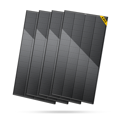 BougeRV Bifacial 600 Watts 12BB 12V/24V Rigid Solar Panel