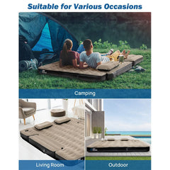 5.5–6.7ft Truck Bed Air Mattress, Inflatable Camping Mattress