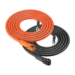 4 Gauge (4AWG) Battery to Inverter Cable for ALPHA 5 PRO (Orange & Black) | Choose Length