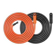 4 Gauge (4AWG) Battery to Inverter Cable for ALPHA 5 PRO (Orange & Black) | Choose Length