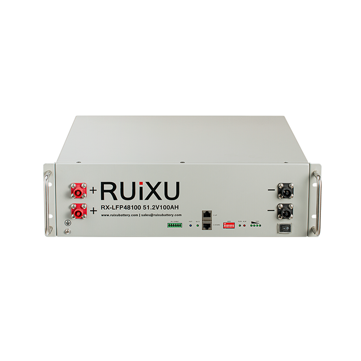 RUiXU RX-LFP48100 51.2V 100Ah 5.12kWh Server Rack LiFePO4 Battery