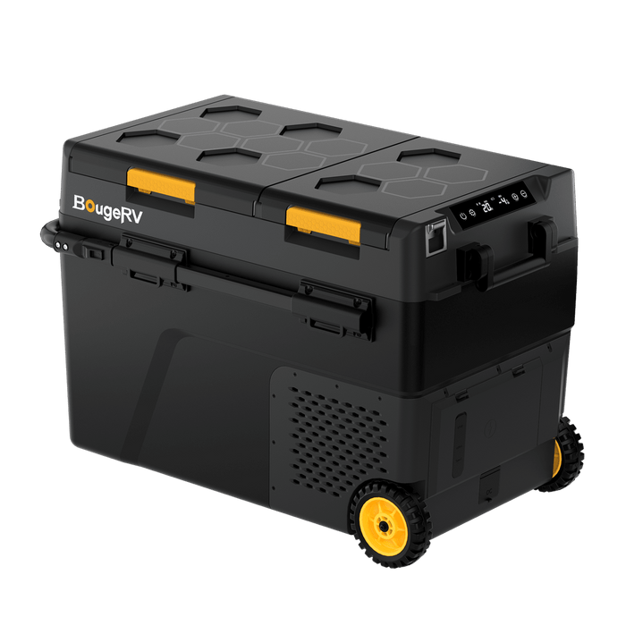 BougeRV New CRD2 V2.0 52QT Dual Zone 12V Portable Fridge - Fridge Only