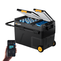 BougeRV New CRD2 V2.0 52QT Dual Zone 12V Portable Fridge