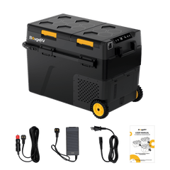 BougeRV New CRD2 V2.0 52QT Dual Zone 12V Portable Fridge