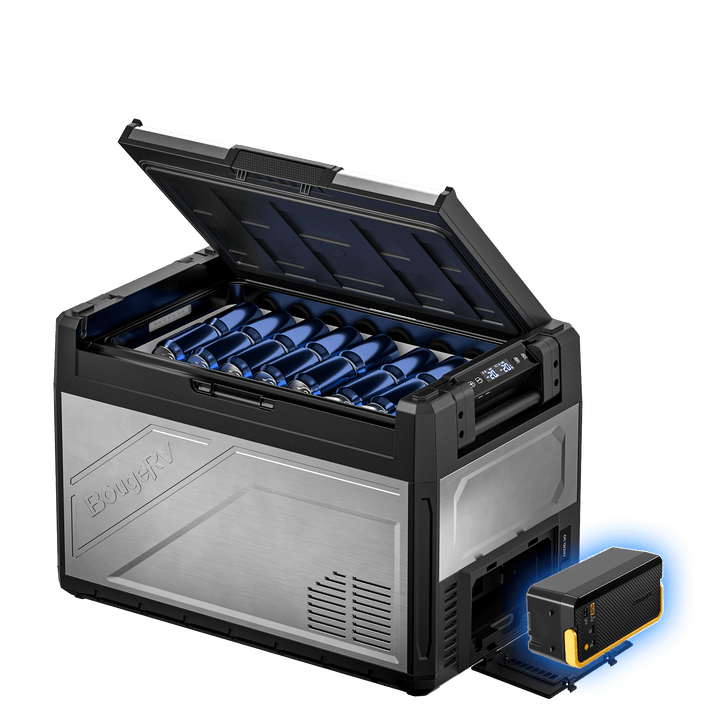 BougeRV Rocky V3.0 55QT Dual Zone 12V Car Fridge