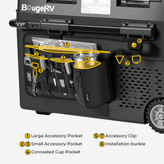 BougeRV Hanging Storage Pouch for CRD2 V2.0 Portable Fridge