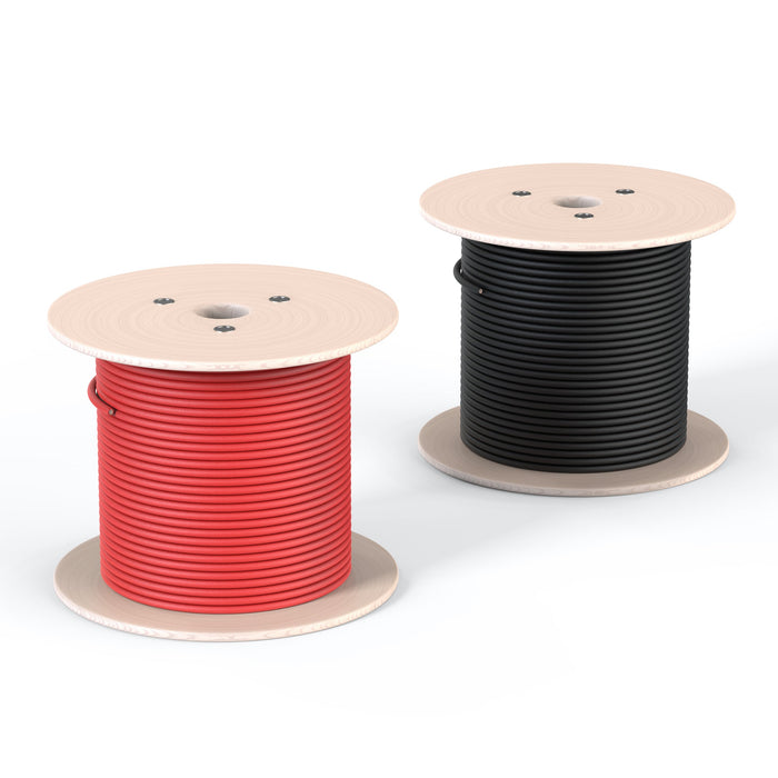 10 Gauge 600V Solar Panel Extension Cable | 10AWG 600 Volt PV Red and Black Solar Panel Extension Wire
