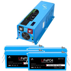 Low Frequency Inverter 6000W-DC48V (split phase) AC input 240V AC output 120V and 240V