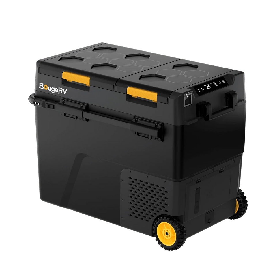 BougeRV New CRD2 V2.0 61QT Dual Zone 12V Portable Fridge