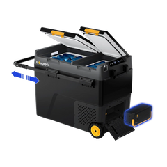 BougeRV New CRD2 V2.0 61QT Dual Zone 12V Portable Fridge