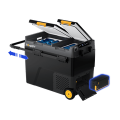 BougeRV New CRD2 V2.0 61QT Dual Zone 12V Portable Fridge