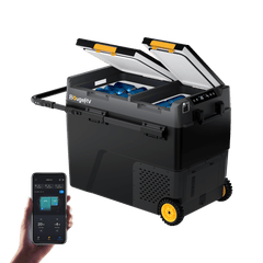 BougeRV New CRD2 V2.0 61QT Dual Zone 12V Portable Fridge