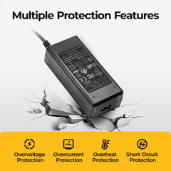 BougeRV New 63W AC Power Cord for 240Wh Detachable Battery and 266Wh Power Supply