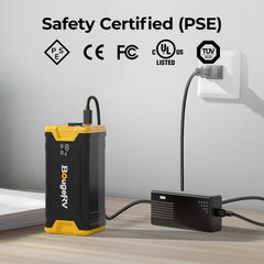 BougeRV New 63W AC Power Cord for 240Wh Detachable Battery and 266Wh Power Supply