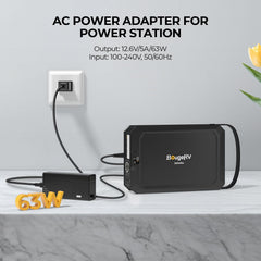 BougeRV 63W AC Power Cord for JuiceGo