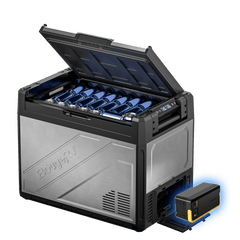 BougeRV New Rocky V3.0 69QT Dual Zone 12V Car Fridge