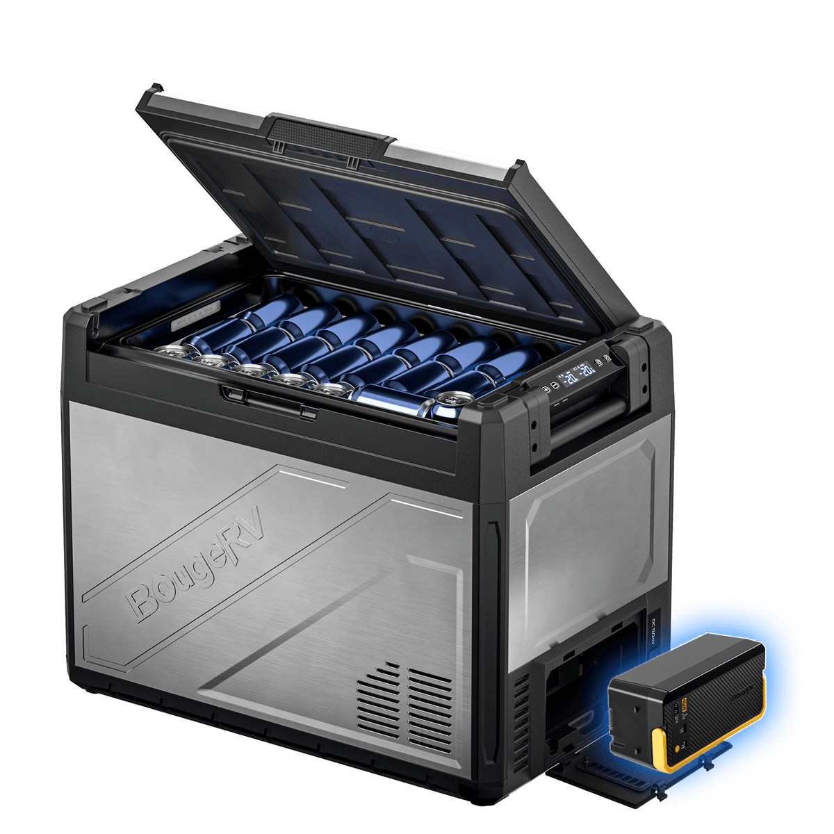 BougeRV Rocky V3.0 69QT Dual Zone 12V Car Fridge