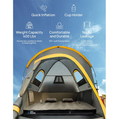 5.5–6.7ft Truck Bed Air Mattress, Inflatable Camping Mattress