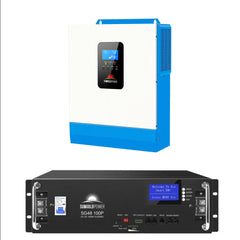 5000W 48V Solar Charger Inverter AC input 120V AC output 120V [PARALLEL, 100A MPPT]