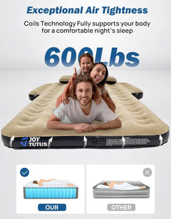 SUV Air Mattress Camping Bed with Electric Pump